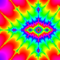Mandelbrot set at Fibonacci point c = -1.8705286321646448888906
