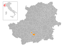 Localisation de Frossasco