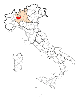 Provincia de Milan - Localizazion