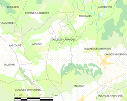Sallèles-Cabardès - Localizazion