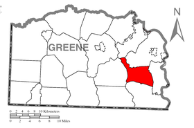 Lokalizacja Greene Township