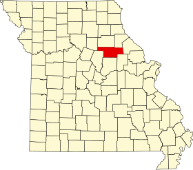 Umístění Audrain County (Audrain County)