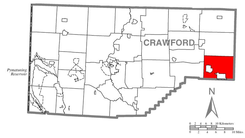 File:Map of Oil Creek Township, Crawford County, Pennsylvania Highlighted.png