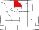 Localização do Condado de Big Horn (Wyoming)