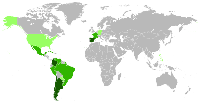 File:Map of the Basque Diaspora in the World.svg