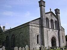 Margam Abbey: West front of the Church MargamAbbey.JPG