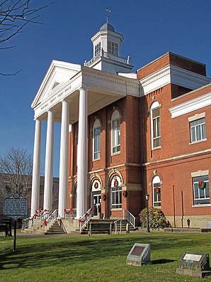 Das Marshall County Courthouse in Moundsville
