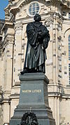 Martin Luther monument in front of the Frauenkirche in Dresden 1.jpg