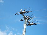 Geöffneter Masttrenner für 20 kV