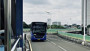 Koridor 13 Transjakarta: Sejarah, Daftar Halte, Rute lintas koridor