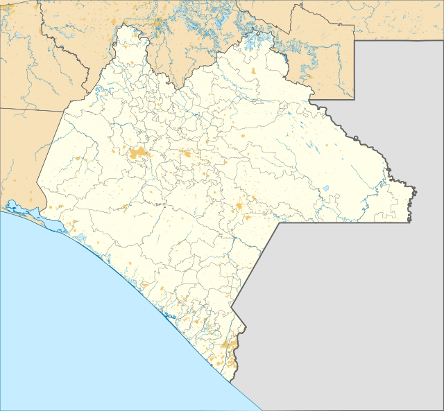 Tonalá ubicada en Chiapas