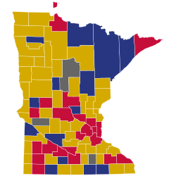 Résultats des élections du caucus présidentiel républicain du Minnesota, 2016.svg