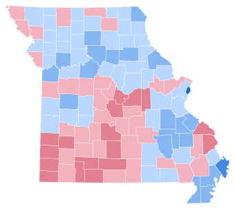 Resultados de las elecciones presidenciales de Missouri 1996.svg