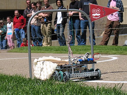 A Mobot competing in the annual Mobot challenge