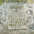 Dedication stone, dated 1820