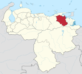 Localisation de État de Monagas