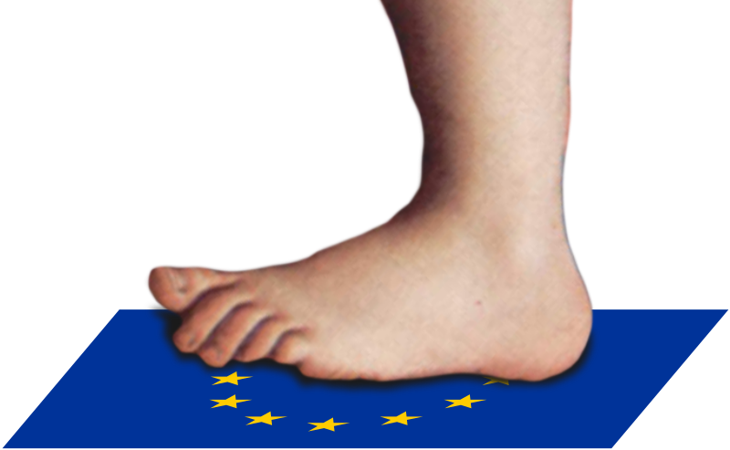 File:Monty Python foot on Europe.svg