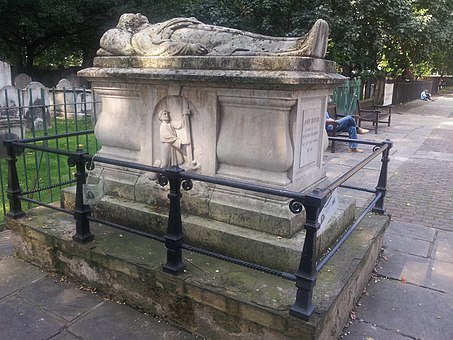 John Bunyan's monument as remodelled in 1862