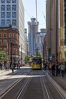 Mosley Street street in Manchester, United Kingdom