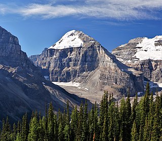 <span class="mw-page-title-main">Mount Lefroy</span> Mountain in Alberta/BC, Canada