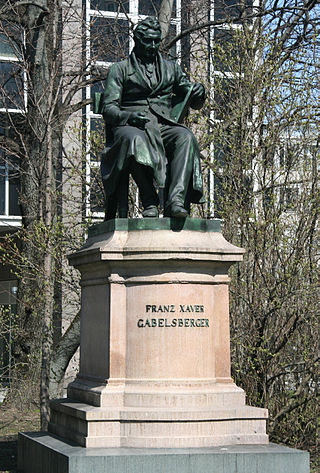 <span class="mw-page-title-main">Memorial for Franz Xaver Gabelsberger</span> Monument in Munich, Germany