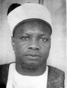 Mustafa Umar el-Kanemi on his coronation.png