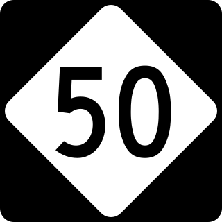 <span class="mw-page-title-main">North Carolina Highway 50</span> State highway in North Carolina, US