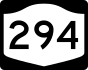 New York Eyaleti Rota 294 işaretçisi