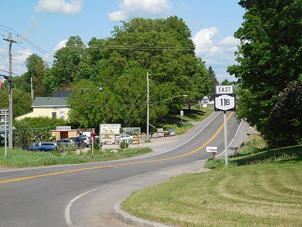 NY 11B east of NY 72 in Hopkinton