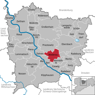 <span class="mw-page-title-main">Niederau</span> Municipality in Saxony, Germany