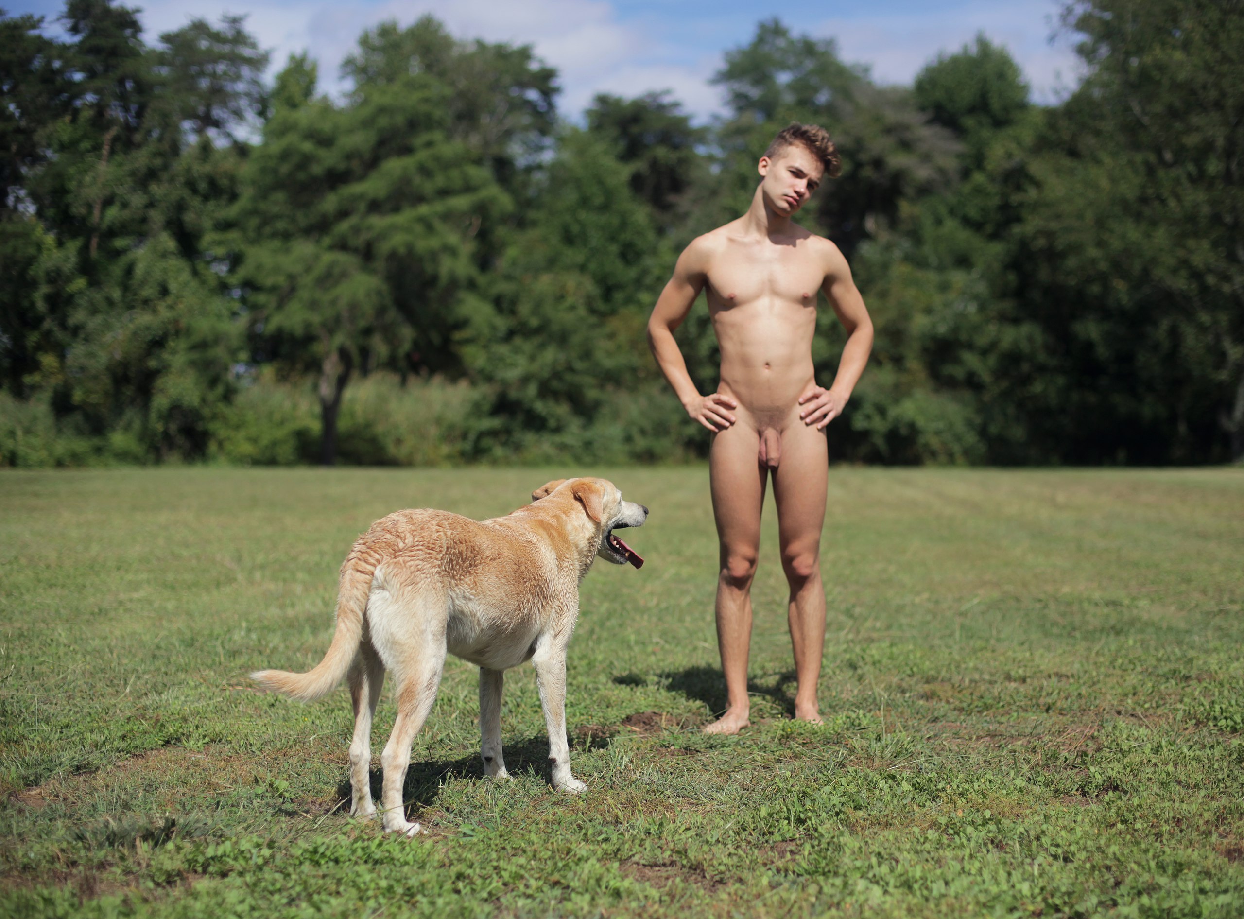 File:Nude dogwalker.jpg - Wikimedia Commons