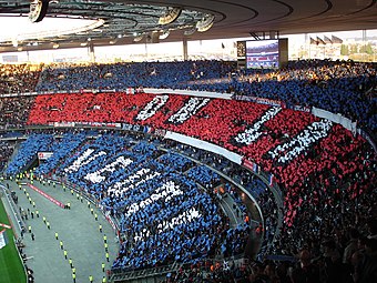OM-PSG im Finale des Coupés in Frankreich im Jahr 2006.