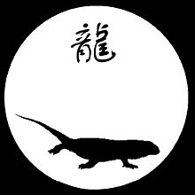 Zodiac dragon,showing the long (Long ) character for dragon OMBRE CHINOISE DRAGON.jpg