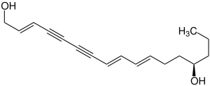 Structuurformule van enanthotoxine