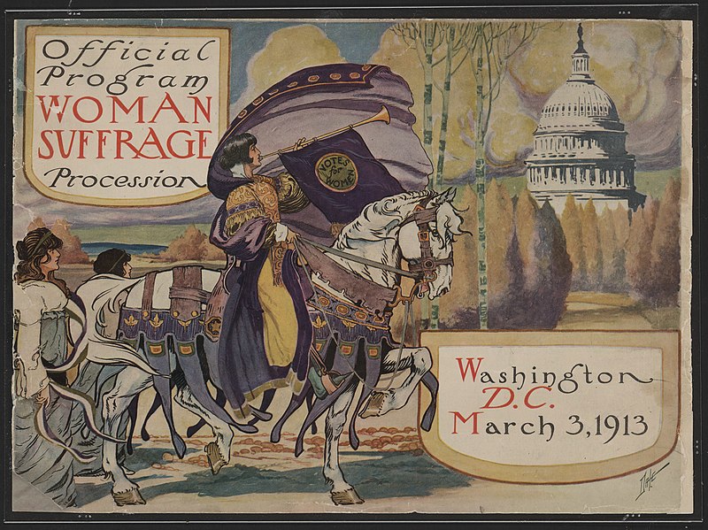 File:Official program - Woman suffrage procession, Washington, D.C. March 3, 1913 - Dale. LCCN94507639.jpg