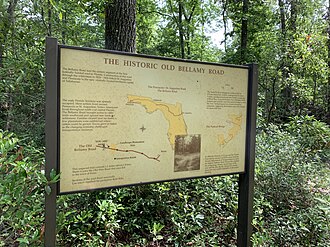 Informational sign Old Bellamy Road sign.jpg