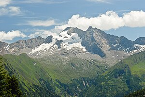 Olperer (left) and Fußstein (right) from the west