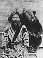 One Ainu man and bear.JPG
