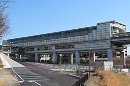 Station de monorail d'Osaka Handai-byoin-mae.jpg