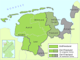 Фризские территории в Нижней Саксонии (Восточная Фризия)