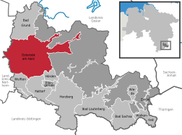 Osterode am Harz - Carte