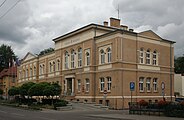 Polski: budynek urzędu miasta w Ostródzie