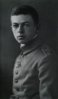 Otto Braun as an Orderly decorated with Iron Cross, 1917/18