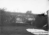 Kloostertuin Zusters Onder de Bogen, stadszijde muur, 1898