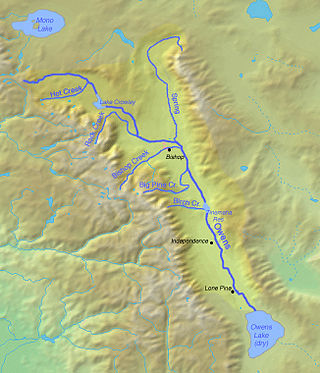 <span class="mw-page-title-main">Owens River course</span> River in California, United States
