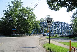 PA 102 at Mercer Street in Kerrtown