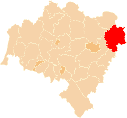 موقعیت شهرستان اولشنگتسا در نقشه