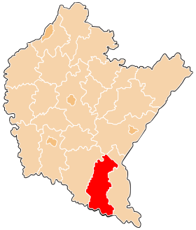 Localisation de Powiat de Lesko