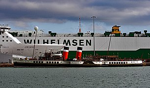 Paddle steamer Waverley at Southampton