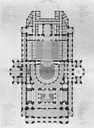 Palais Garnier plan at the first loge level - Mead 1991 p101.jpg